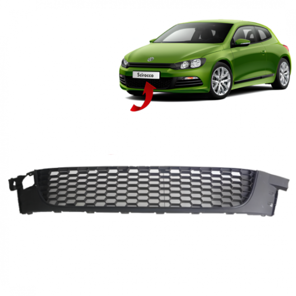 VW SCİROCCO 2009-2014 ÖN TAMPON ORTA IZGARA 1K8853677