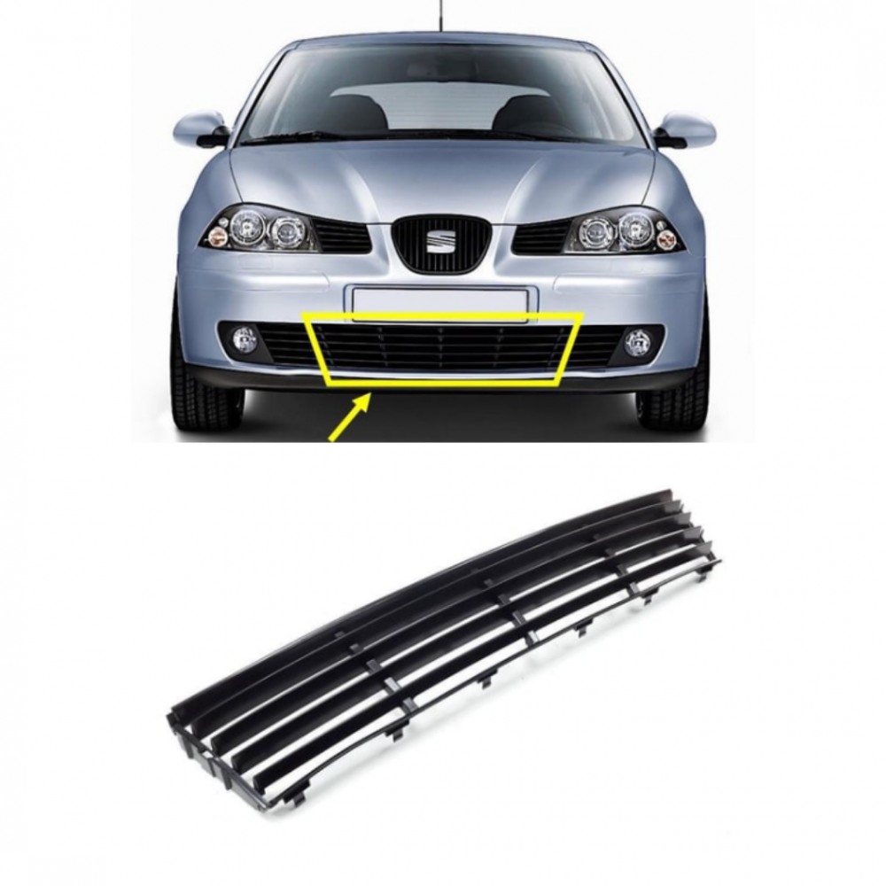 SEAT İBİZA-CORDOBA 2002-2010 ÖN TAMPON ORTA IZGARA 6L0853667A