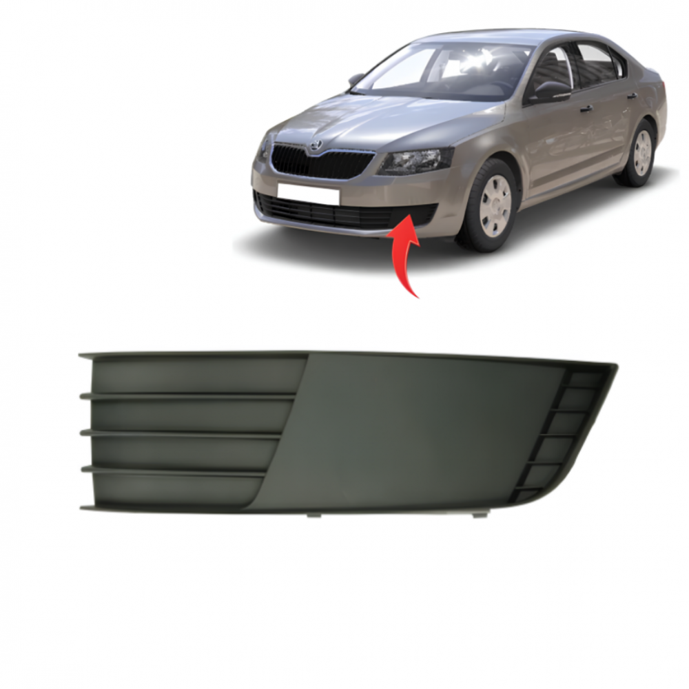 SKODA OCTAVİA 2013-2017 SOL SİS KAPAGI SİSSİZ 5E0807367