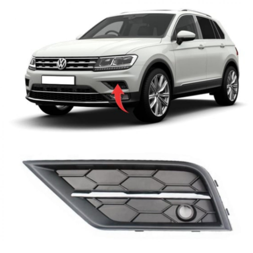 VW TİGUAN 2017 SONRASI SOL SİS KAPAGI SİSLİ KROMLU SENSÖRLÜ 5NA854661 2ZZ