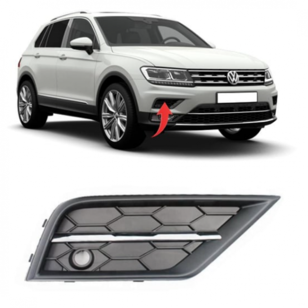 VW TİGUAN 2017 SONRASI SAĞ SİS KAPAGI SİSLİ KROMLU SENSÖRLÜ 5NA854662 2ZZ