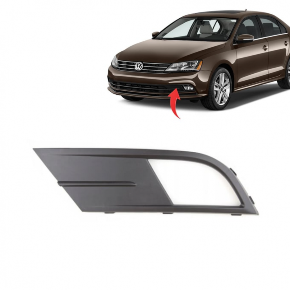 JETTA 2015 SONRASI TAMPON SİS KAPAĞI SİSLİ SOL 5C6853665E