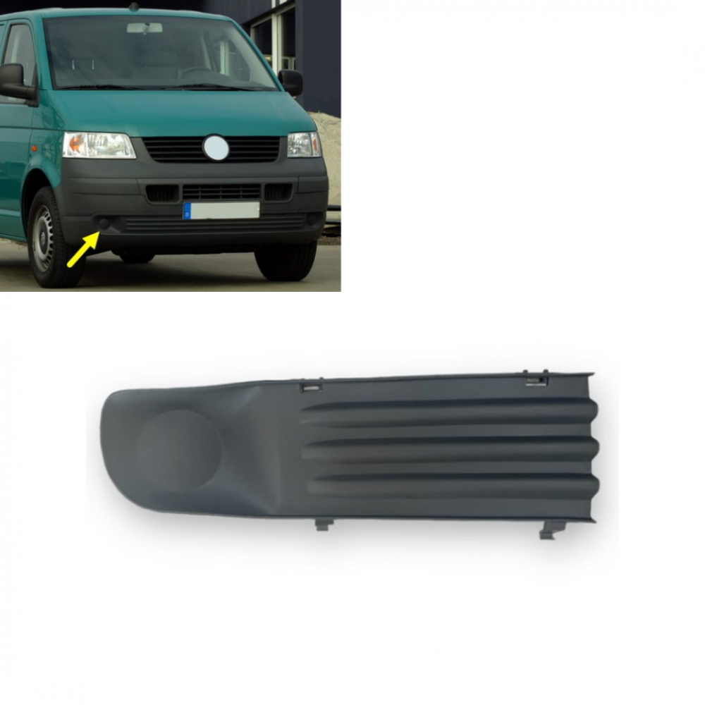 TRANSPORTER T5 03-10 TAMPON SİS KAPAĞI SİSSİZ SAĞ 7H0807490C