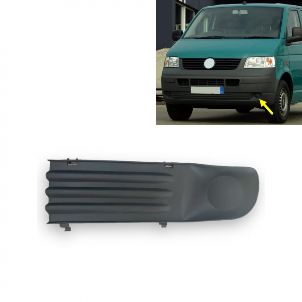 TRANSPORTER T5 03-10 TAMPON SİS KAPAĞI SİSSİZ SOL 7H0807489C