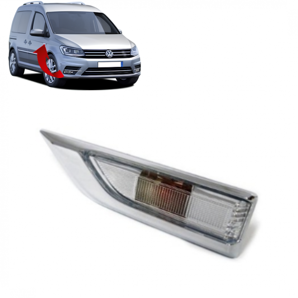 ÇAMURLUK SİNYALİ KROM SAG AMPÜLLÜ DUYLU CADDY 2016-2020 2K5949102A