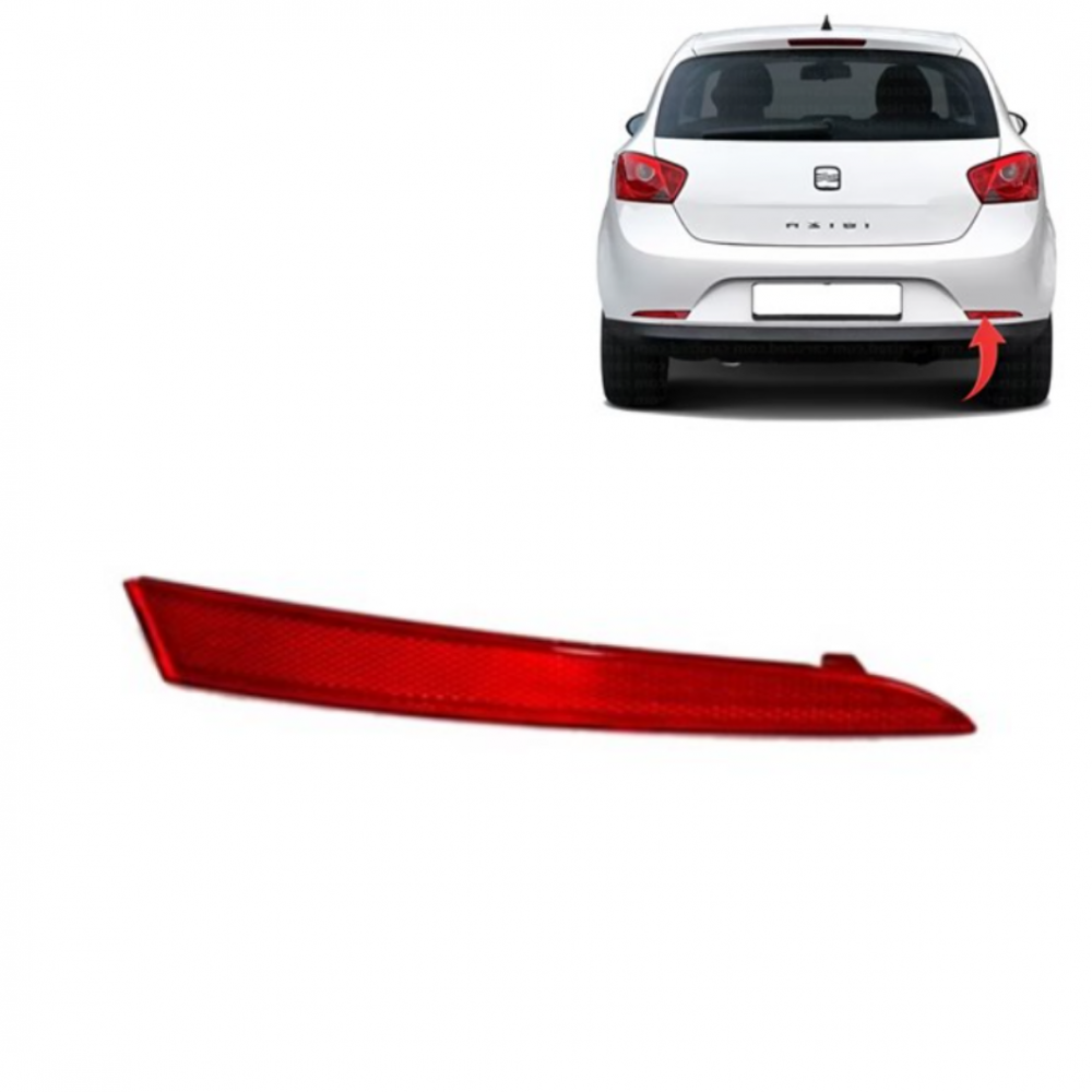 İBİZA 2009-2012 REFLEKTOR ARKA TAMPON SAG 6J4945106