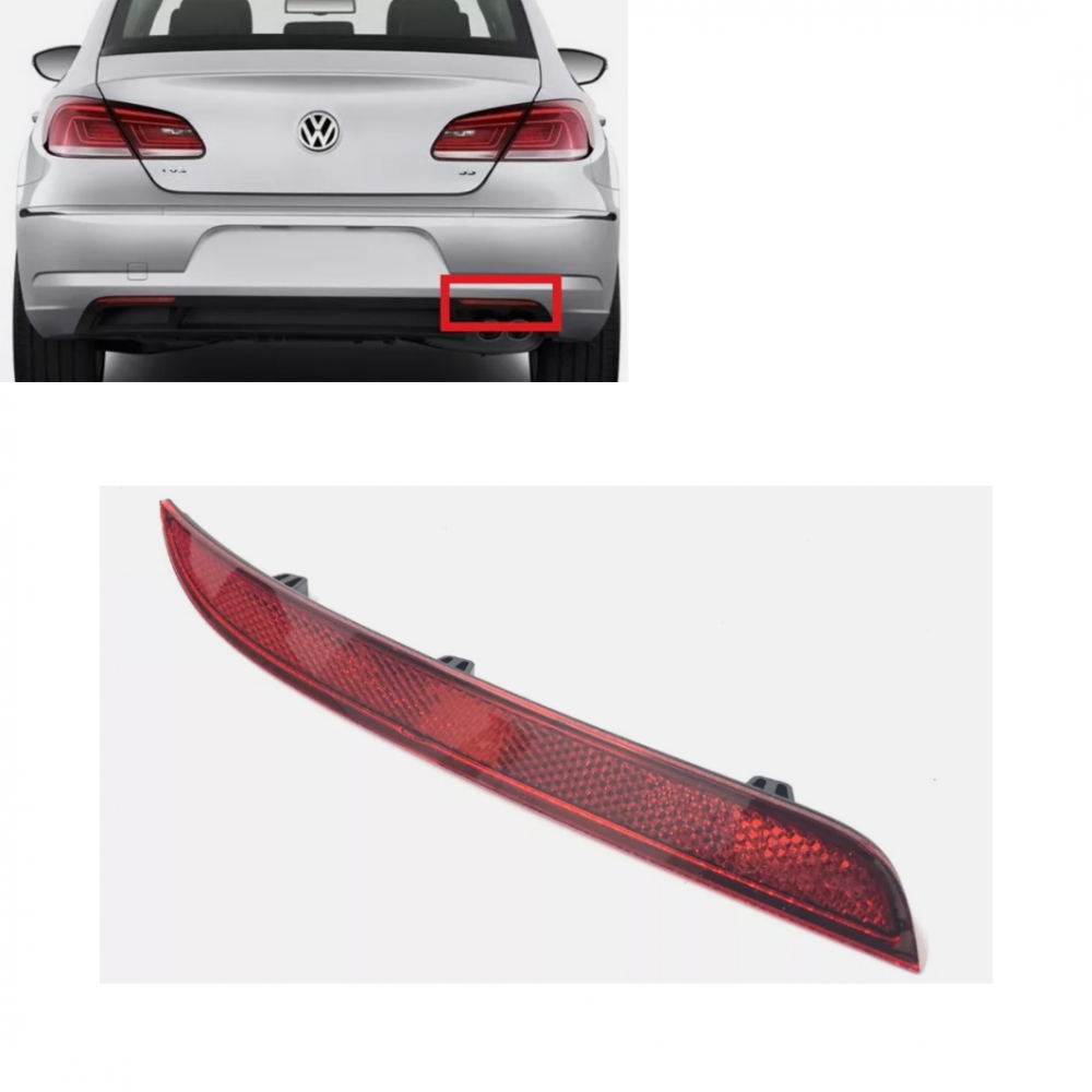 VW CC 2012-2017 REFLEKTOR ARKA TAMPON SAG 3C8945106D