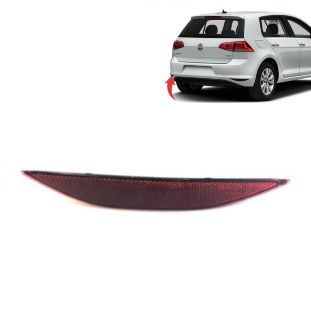 GOLF 7 2013-2017 REFLEKTOR ARKA TAMPON KARARTILMIS SOL 5G0945105A