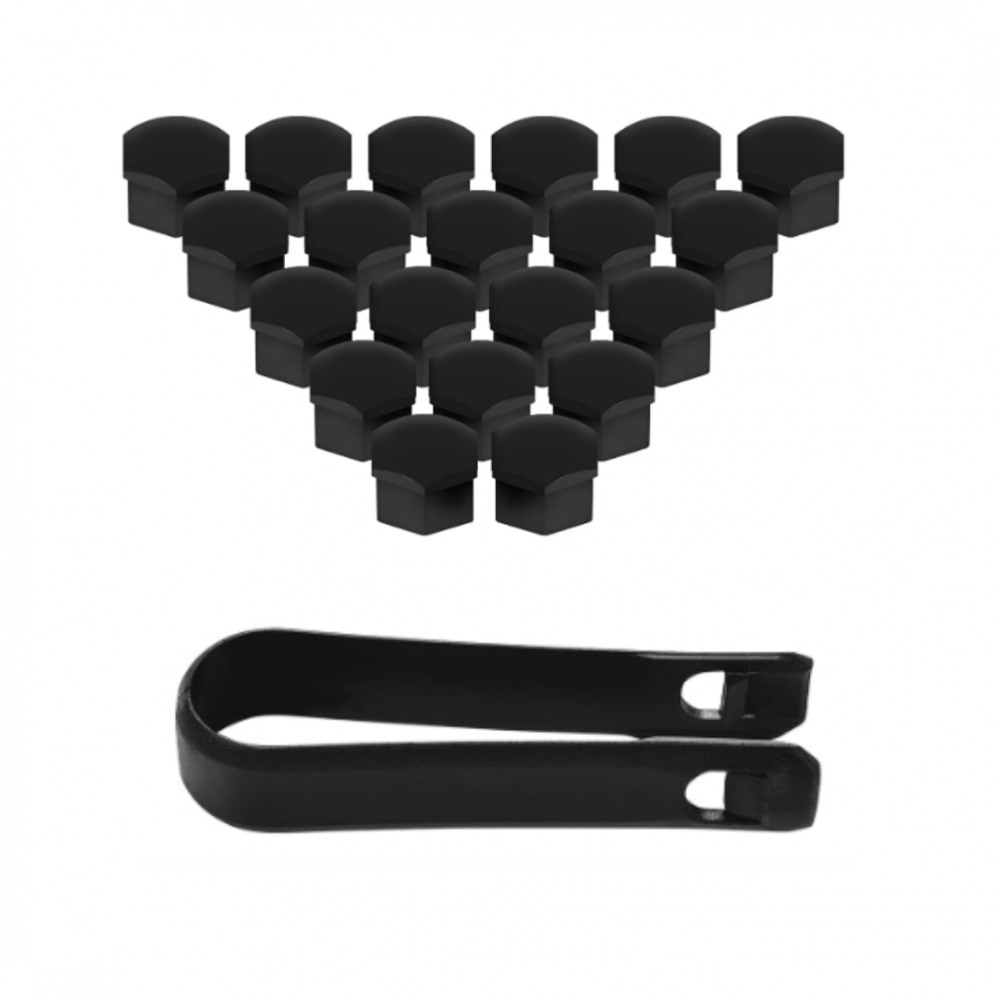 VW – SEAT – SKODA – AUDİ BİJON KAPAK SETİ SİYAH 21 PARÇA TÜM YENİ MODELLER 1Z0601173 9B9