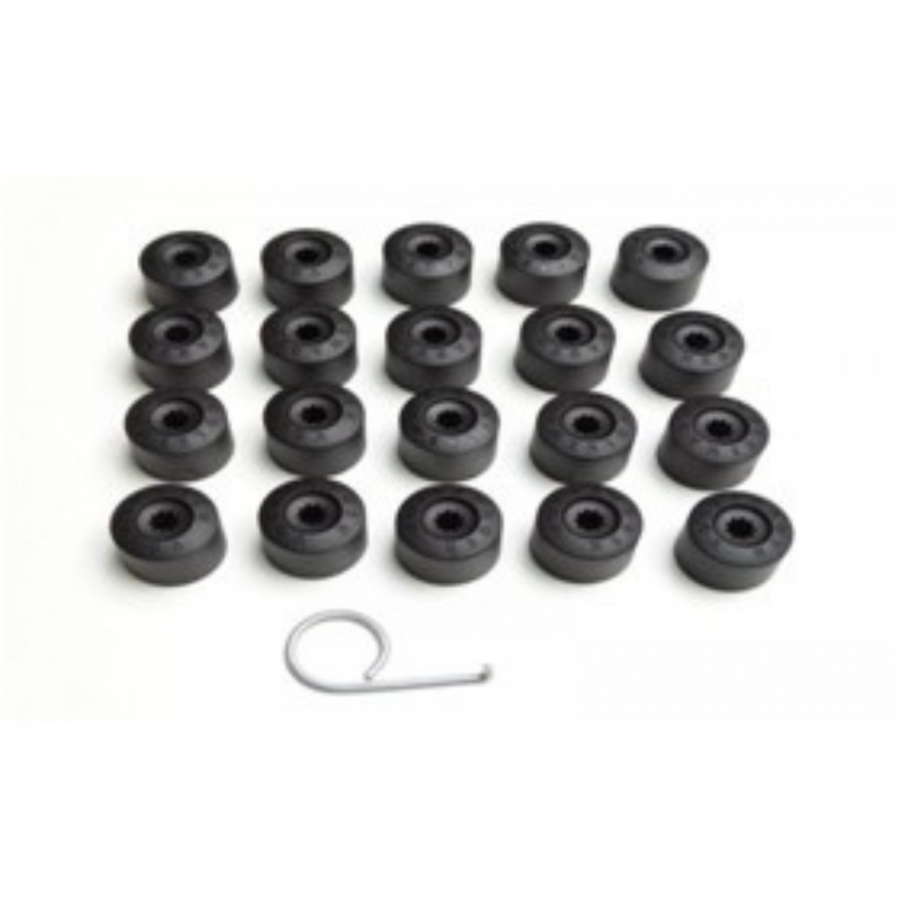 BİJON KAPAK SETİ SİYAH 16 NORMAL 4 ŞİFRELİ SEAT VE AUDİ 6J0601173B