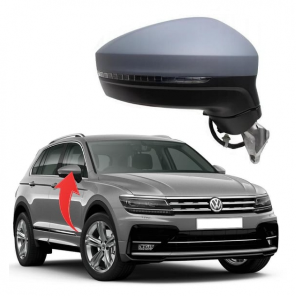 VOLKSWAGEN TİGUAN 2019 SONRASI AYNA KOMPLE SAĞ 6 PİN 5NB857508