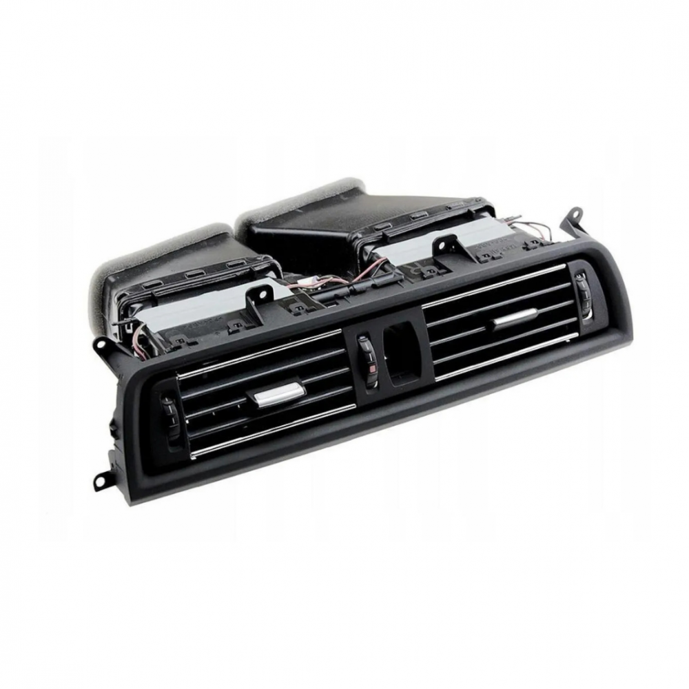 BMW F10 2011-2017 KLİMA KALORİFER IZGARASI ÖN ORTA KOMPLE ( KROMLU ) 64229209136.