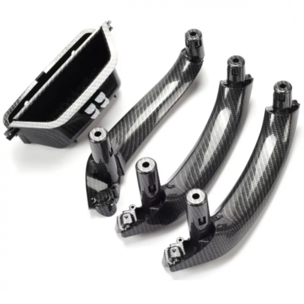 BMW X3 X4 F25 F26 İÇ KAPI KOL TUTAMAGI SET 4 PARÇA KARBON SİYAH 51419209215/216/307