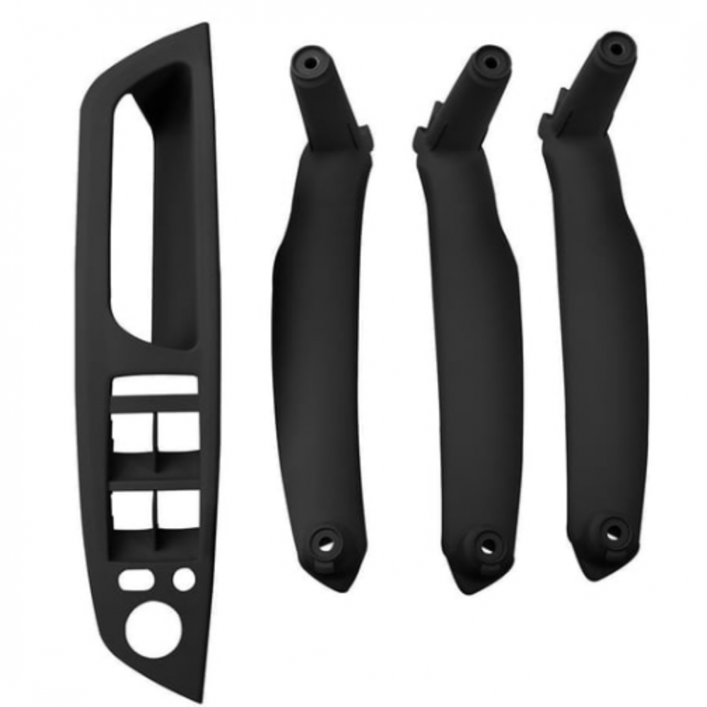 BMW X5 E70, X6 E71 İÇ KAPI KOL TUTAMAK SETİ 4 PARÇA AYNA KATLAMALI (SİYAH) 51416975777/401/402