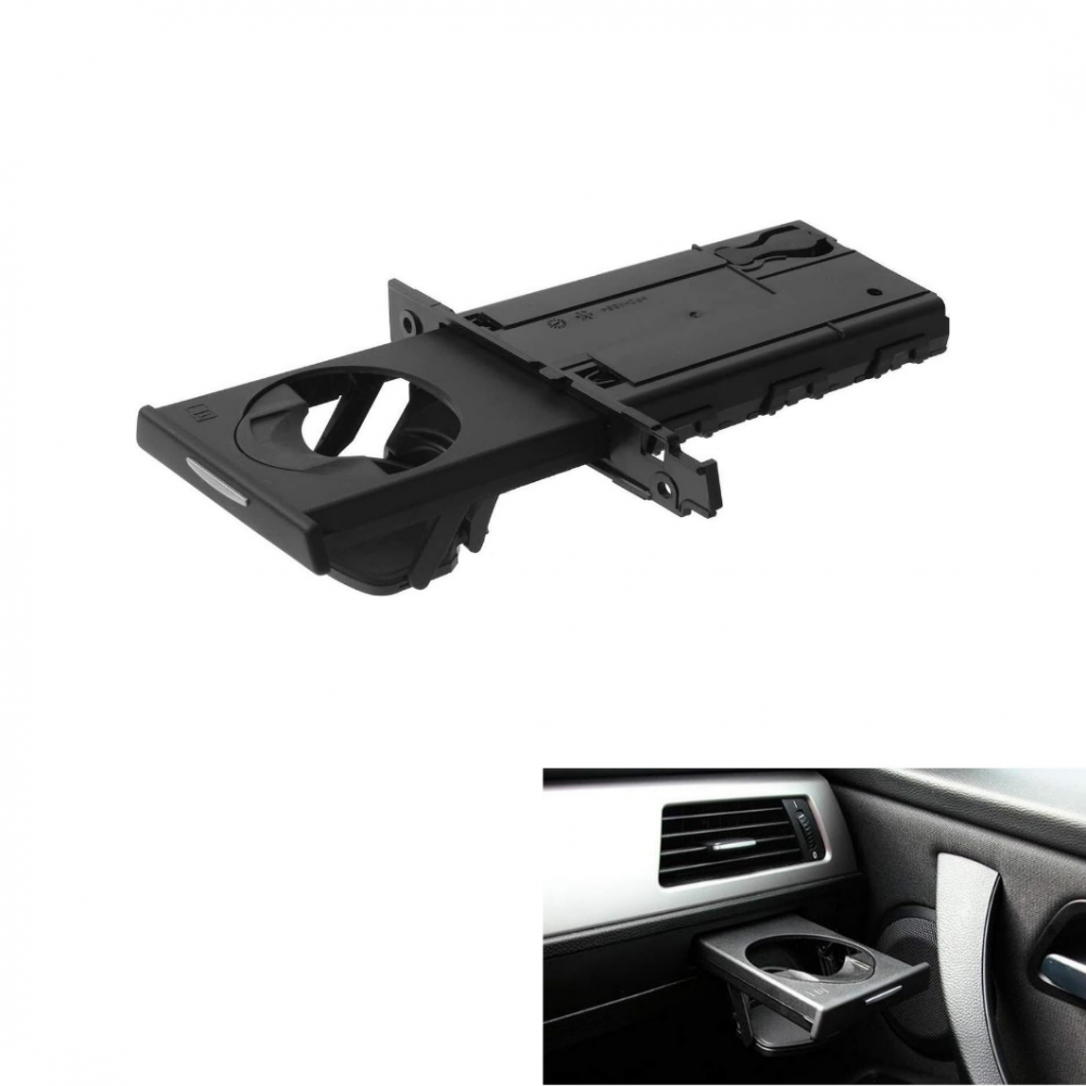 BMW E90 2005-2012 BARDAKLIK ÖN SAĞ (SİYAH) 51459173469