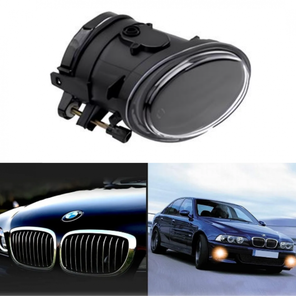 BMW E39 E46 SİS FARI SAĞ DÜZ CAM (M-TECH & FÜME) 63177894018 S1