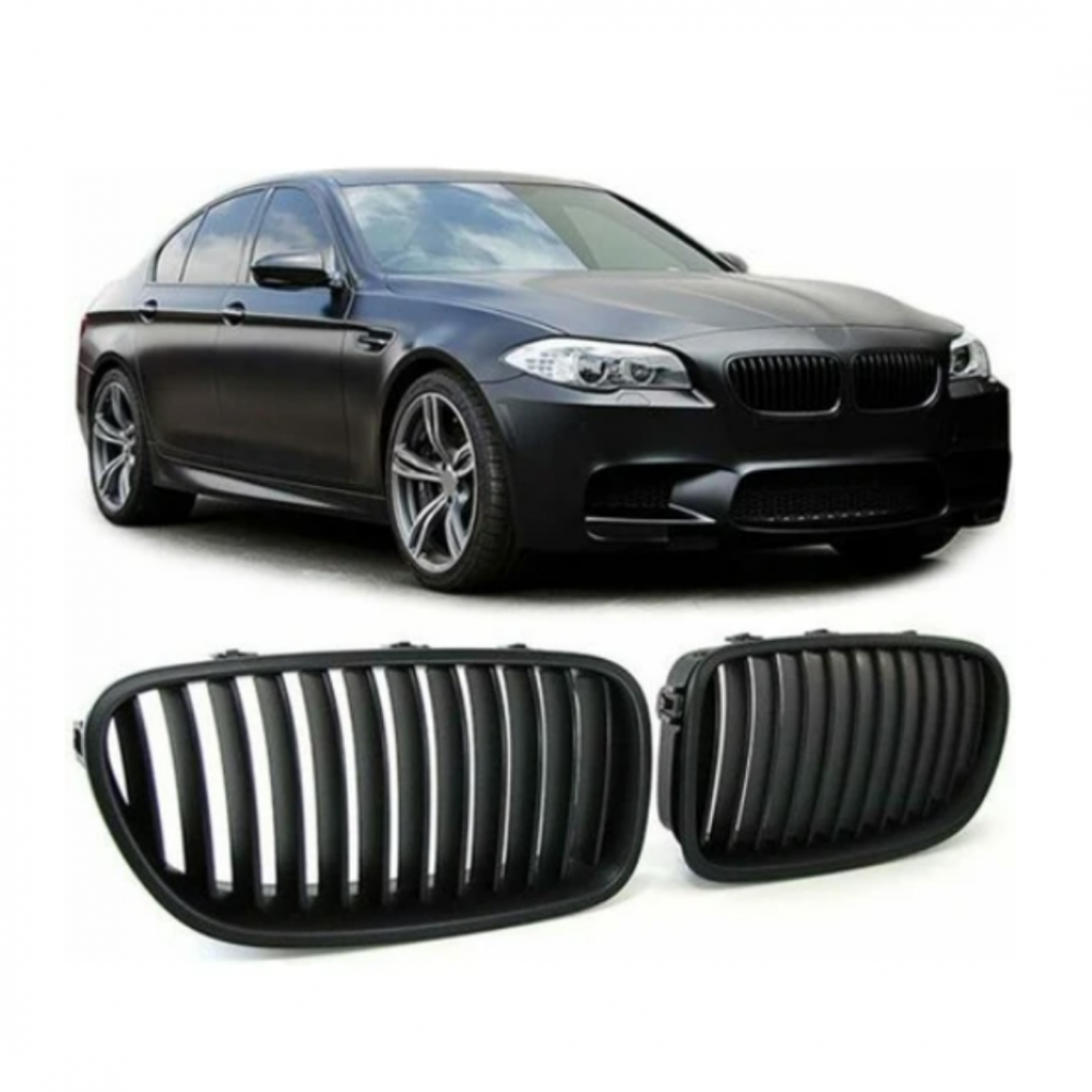 BMW F10 2011-2017 ÖN PANJUR SET MAT SİYAH GKL 340309