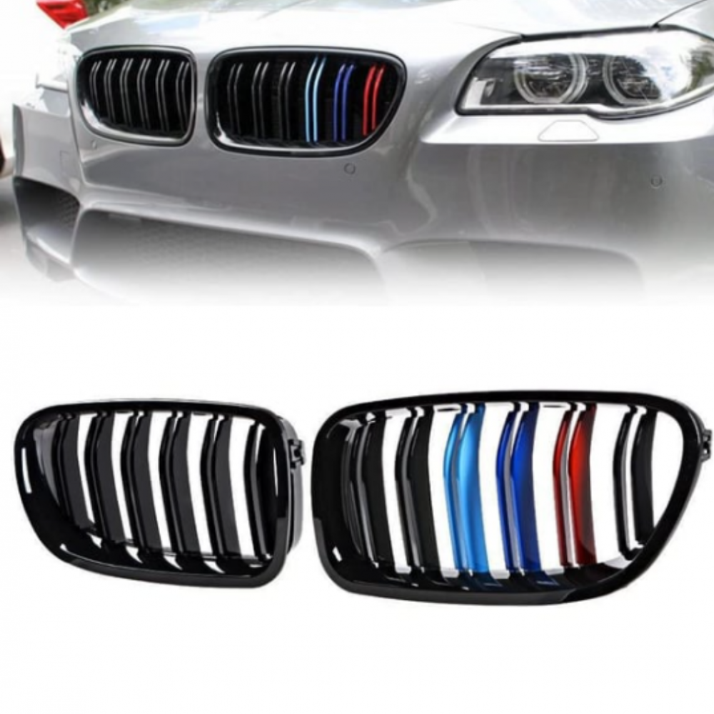 BMW F10 2011-2017 ÖN PANJUR SET M TECH ÇİFT ÇITA RENKLİ GKL 340311