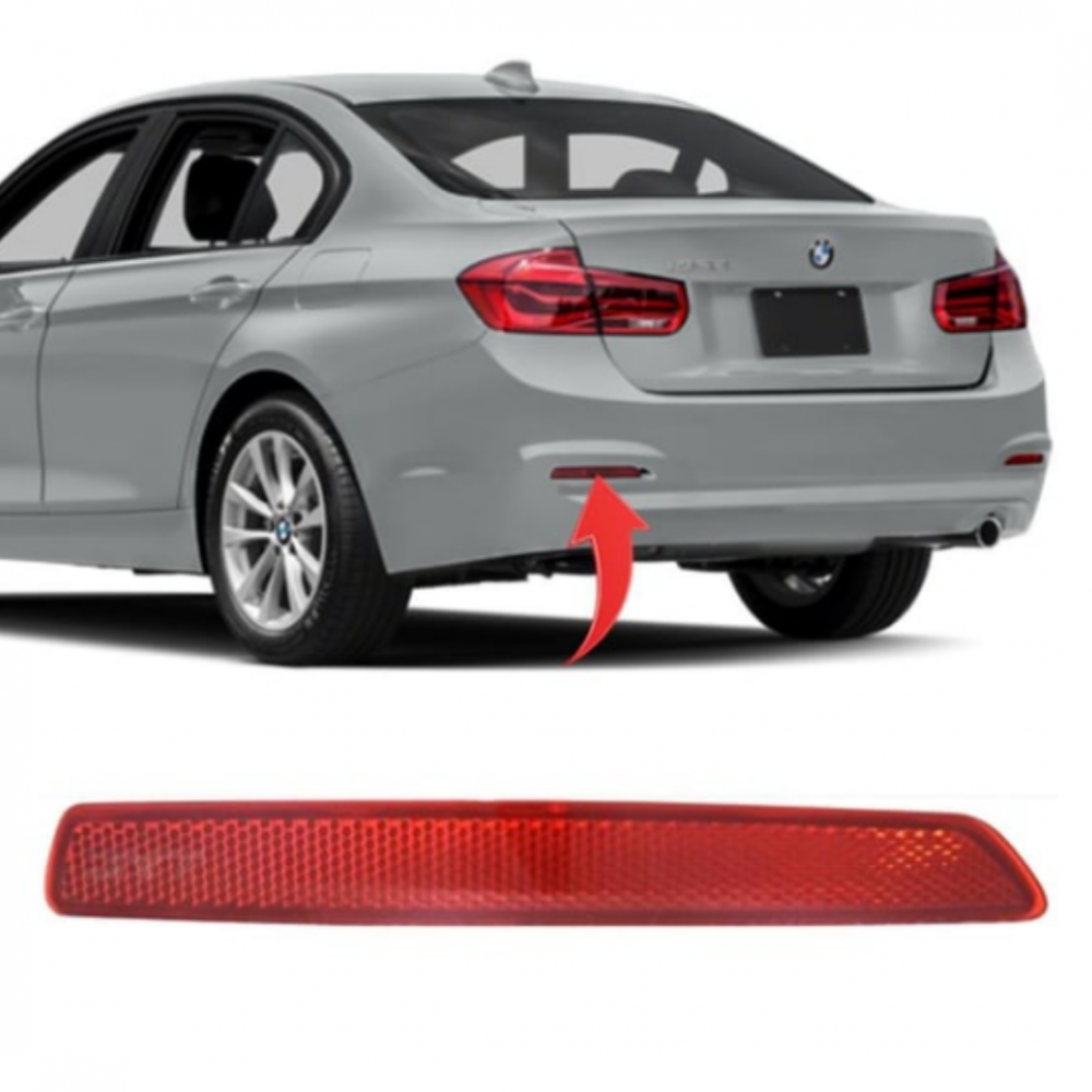 BMW F30 LCI 2016-2018 TAMPON REFLEKTORU ARKA SOL 63147400207