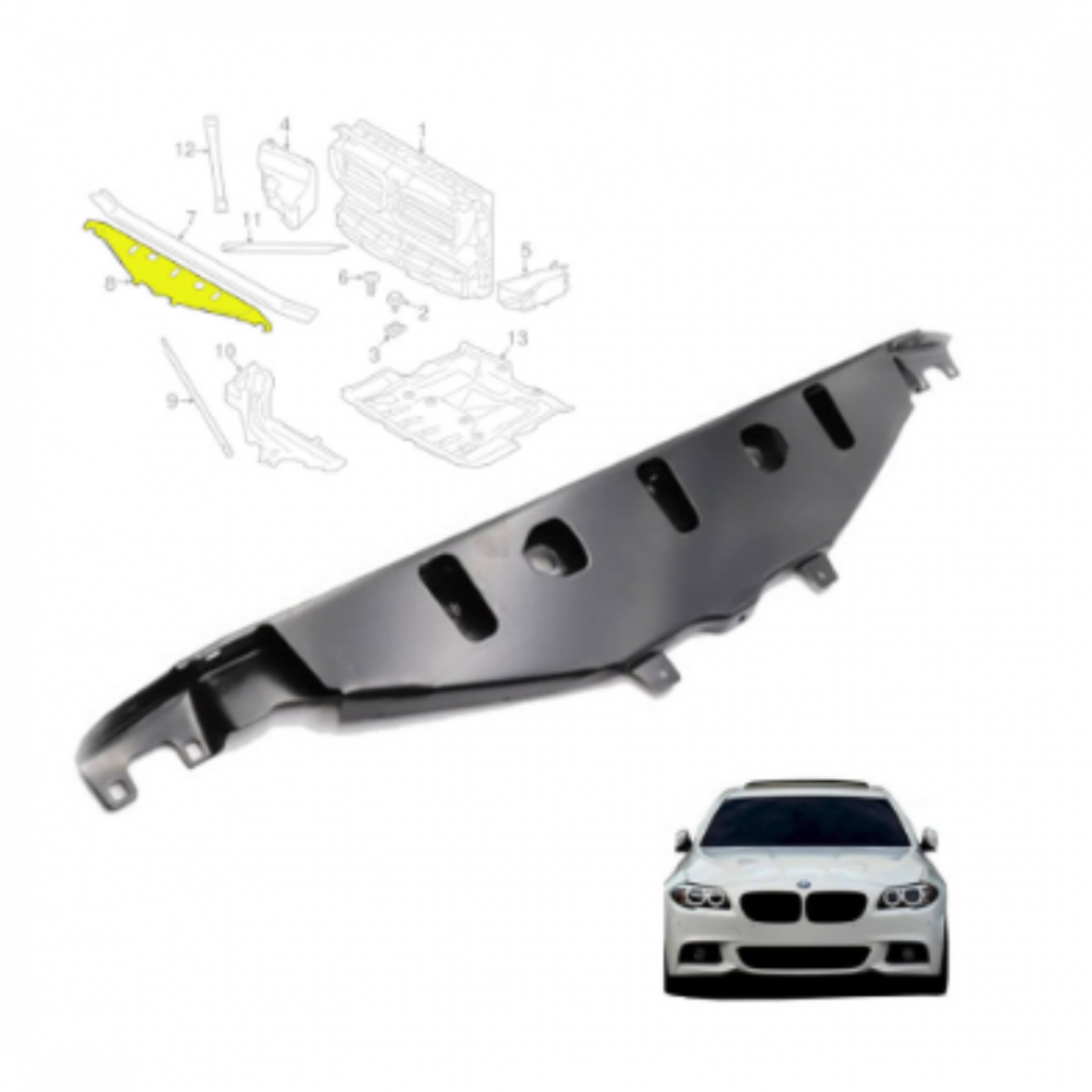 BMW F10 2011-2017 PANEL ÜST SACI ÖN 51647200689