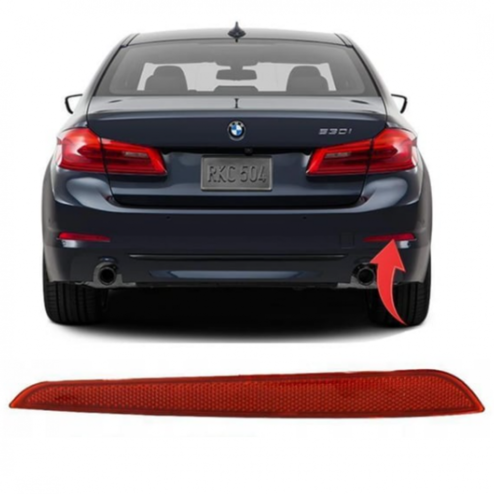 BMW G30 2017 SONRASI ARKA TAMPON REFLEKTÖRÜ SAĞ 63147388766