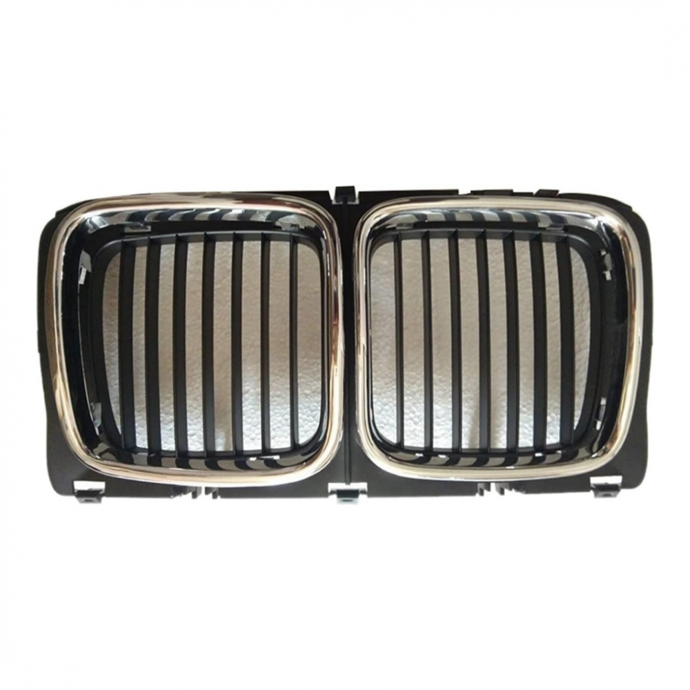 BMW E34 1988-1993 ÖN PANJUR ORTA KROM SİYAH (NIKELAJLI) 51131973825