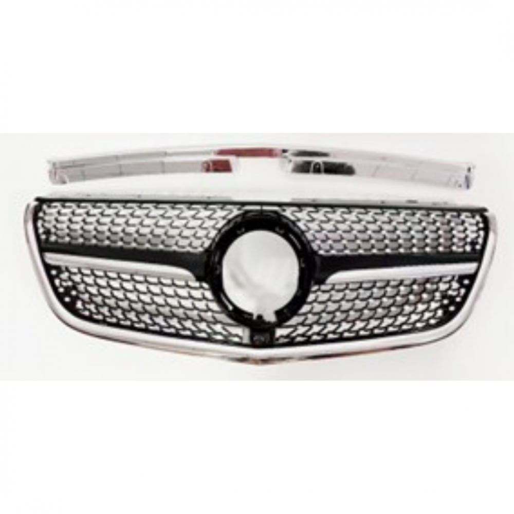 VITO W447 2015-2020 ÖN PANJUR (KROM/SIYAH, KAMERASIZ, DIAMOND) GKL 341233