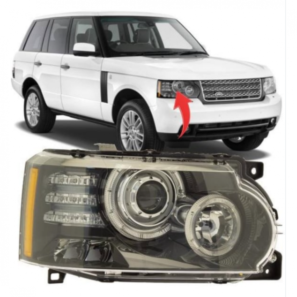 LAND ROVER III VOGUE L322 2010-2012 FAR SAĞ KOMPLE (BEYINLER UZERINDE,TAK CALISTIR) LR010816