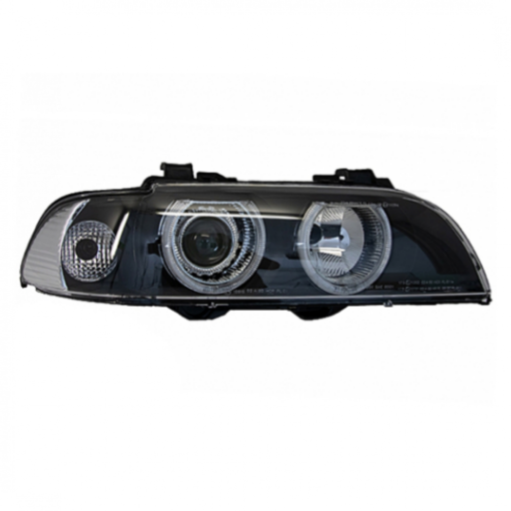 BMW E39 2001-2003 KOMPLE FAR SAĞ (SIYAH) BEYAZ SINYAL 63126902426