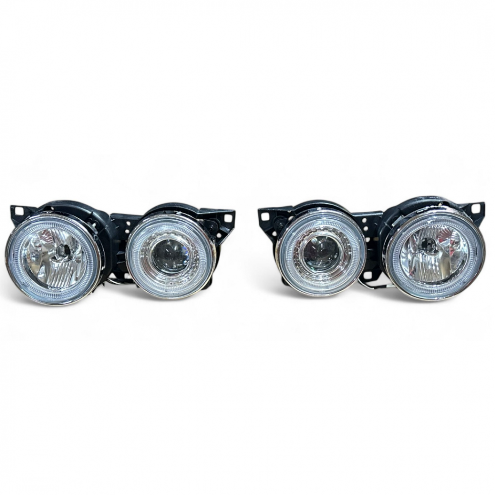 BMW E30 1988-1991 KOMPLE FAR SAĞ SOL SET KRİSTAL BEYAZ 63121386753/63121386754